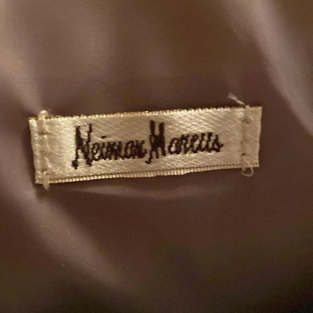 Neiman Marcus NWOT gold expandable tote. - Picture 2 of 10